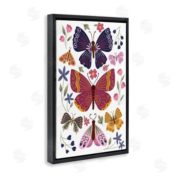Stupell Industries JJ Design House LLC | Symmetrical Butterflies & Flowers Wall Art