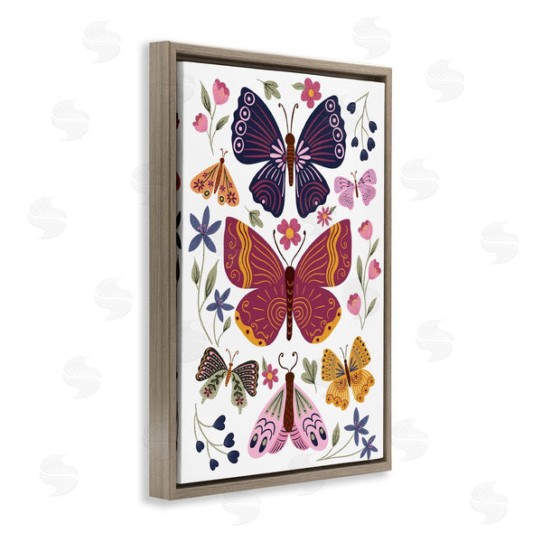 Stupell Industries JJ Design House LLC | Symmetrical Butterflies & Flowers Wall Art