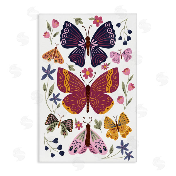 stupell industries JJ Design House LLC | Symmetrical Butterflies & Flowers Wall Art