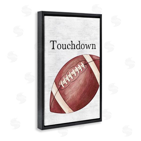 Stupell Industries JJ Design House LLC | Touchdown With Football Wall Art