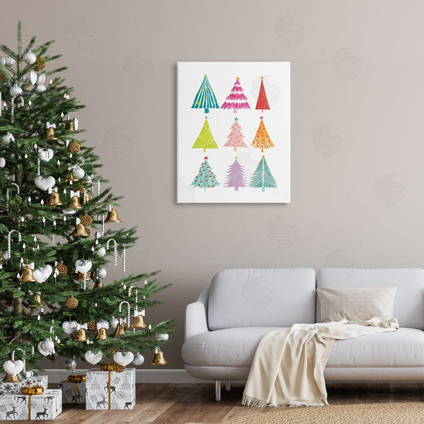 Stupell Industries JJ Design House LLC | Varied Fun Christmas Trees Wall Art