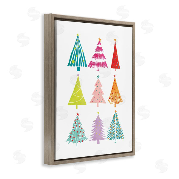 Stupell Industries JJ Design House LLC | Varied Fun Christmas Trees Wall Art