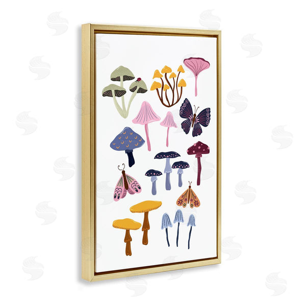 Stupell Industries JJ Design House LLC | Various Mushrooms With Insects