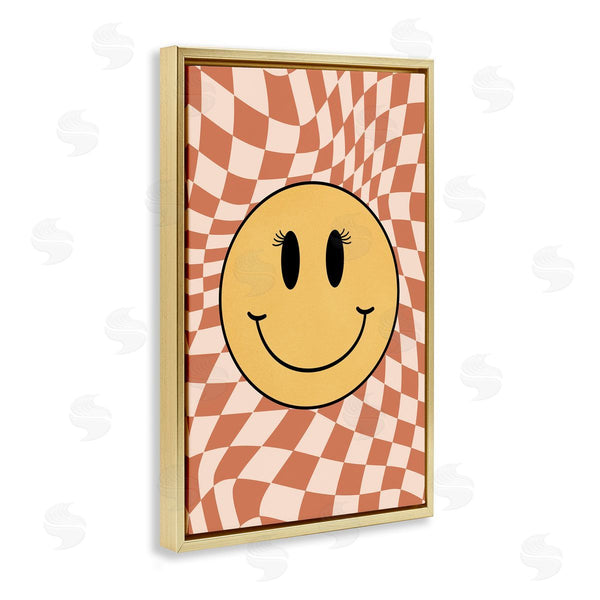 Stupell Industries JJ Design House LLC. | Wavy Checkered Smiley