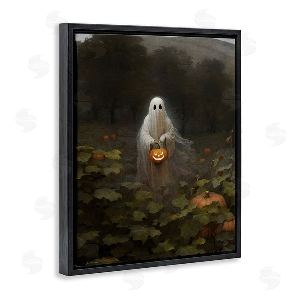 Stupell Industries Jo Moulton | Ghost In Pumpkin Patch