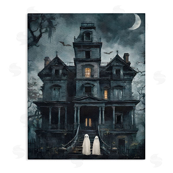 Stupell Industries Jo Moulton | Ghost Pair & Haunted Mansion