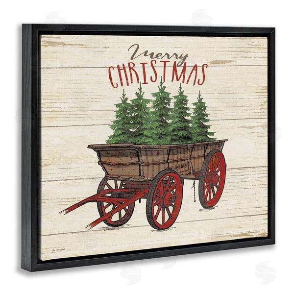 Stupell Industries Jo Moulton | Merry Christmas Tree Wagon