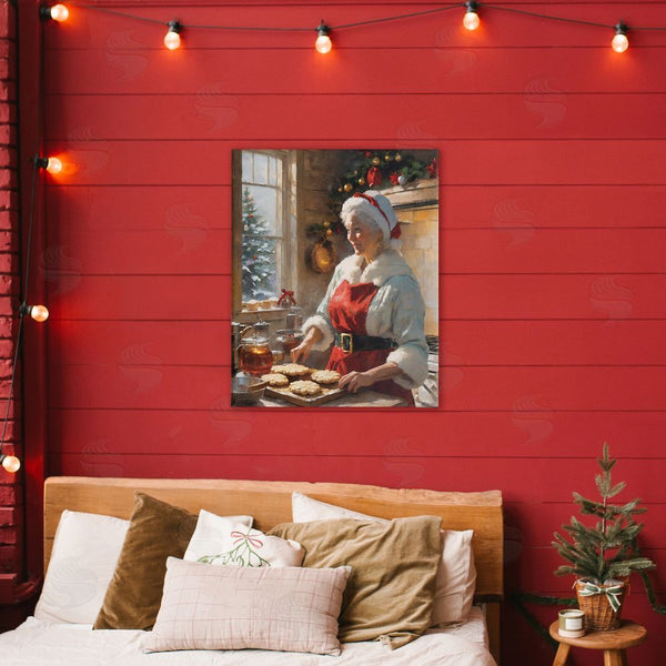 Stupell Industries Jo Moulton | Mrs. Claus Baking Cookies Wall Art