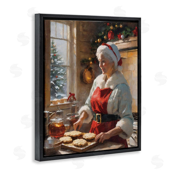 Stupell Industries Jo Moulton | Mrs. Claus Baking Cookies Wall Art