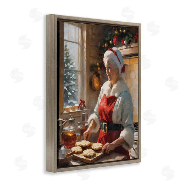 Stupell Industries Jo Moulton | Mrs. Claus Baking Cookies Wall Art