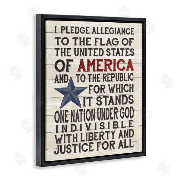 Stupell Industries Jo Moulton | Pledge Of Allegiance Patriotic
