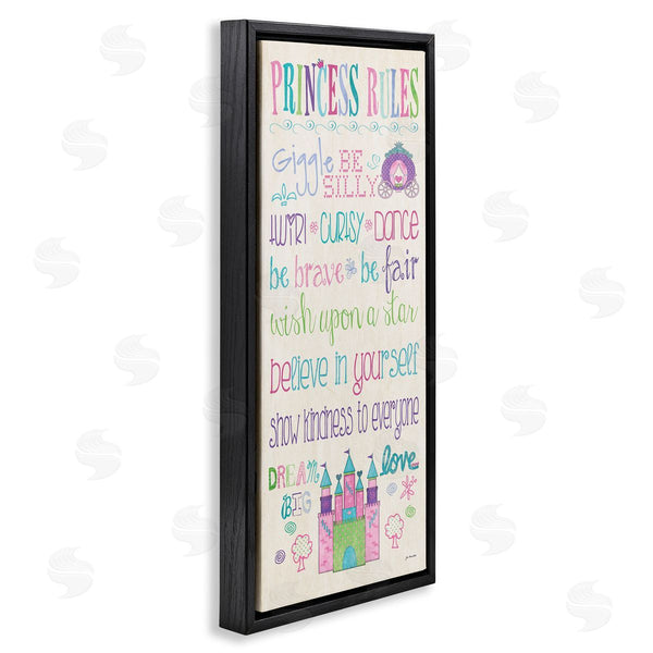Stupell Industries Jo Moulton | Princess Rules With Castle & Carriage