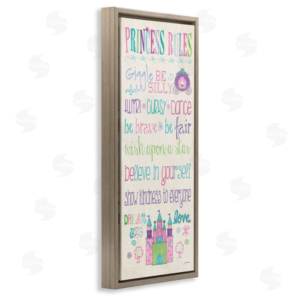 Stupell Industries Jo Moulton | Princess Rules With Castle & Carriage