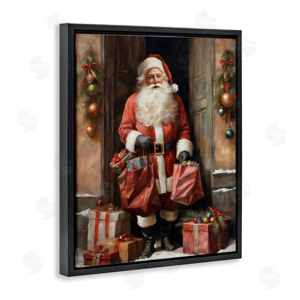 Stupell Industries Jo Moulton | Santa Claus On Doorstep Wall Art
