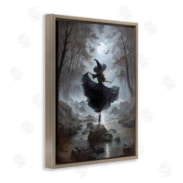 Stupell Industries Jo Moulton | Witch In Moonlit Forest