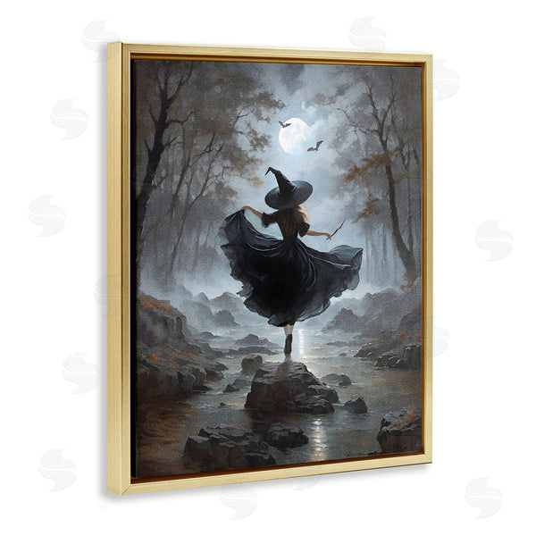 Stupell Industries Jo Moulton | Witch In Moonlit Forest