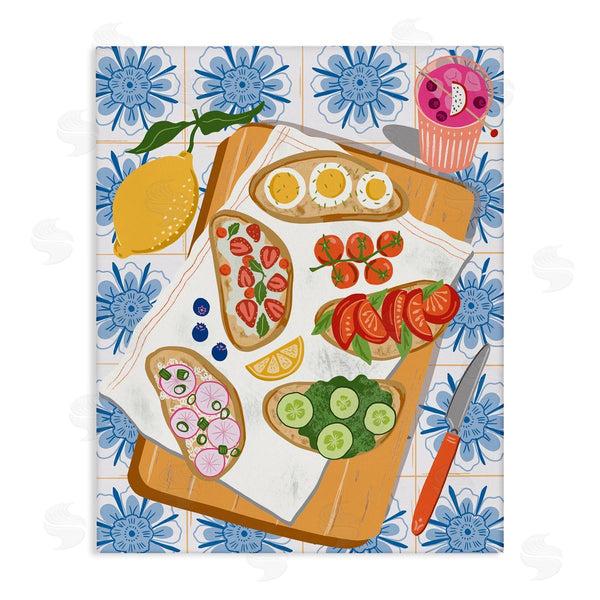 stupell industries Jo Reid | Delicious Toasts on Florals