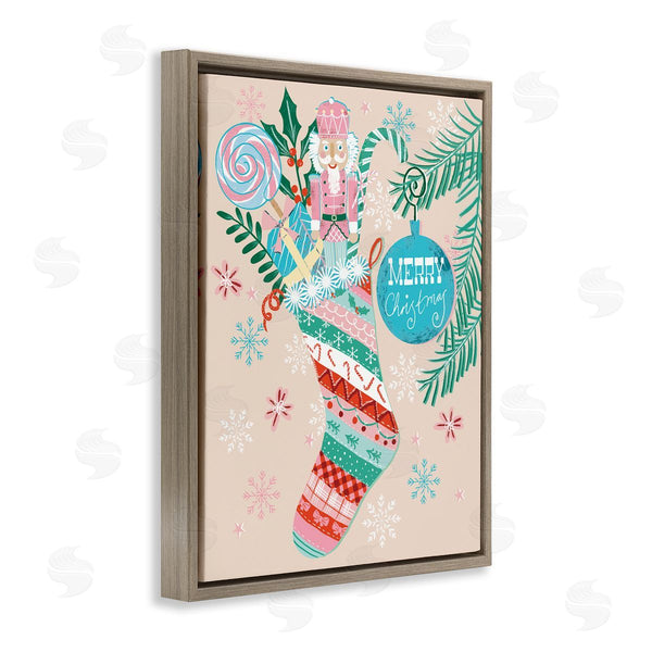 Stupell Industries Jo Reid | Modern Festive Filled Stocking