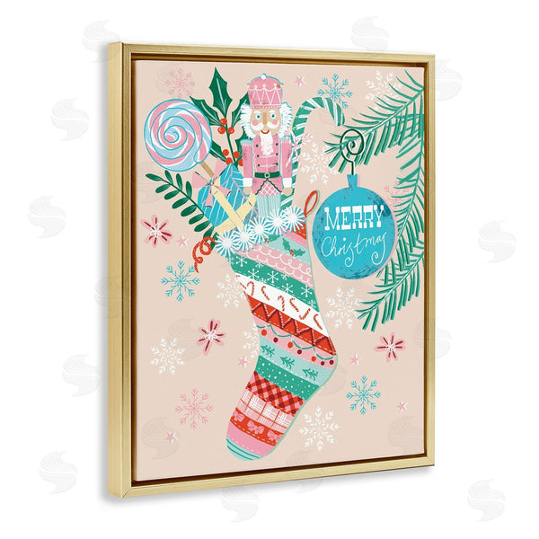 Stupell Industries Jo Reid | Modern Festive Filled Stocking