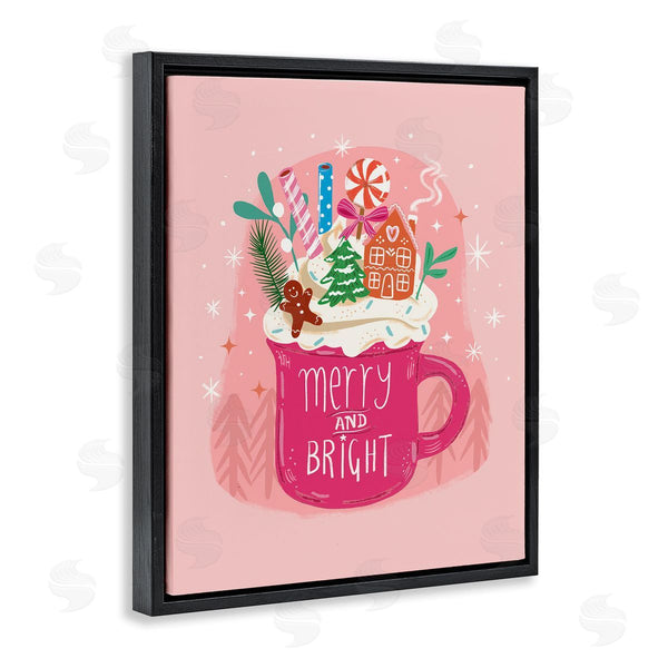 Stupell Industries Jo Reid | Pink Christmas Cocoa Dessert