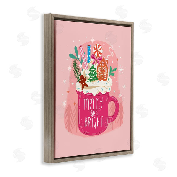 Stupell Industries Jo Reid | Pink Christmas Cocoa Dessert