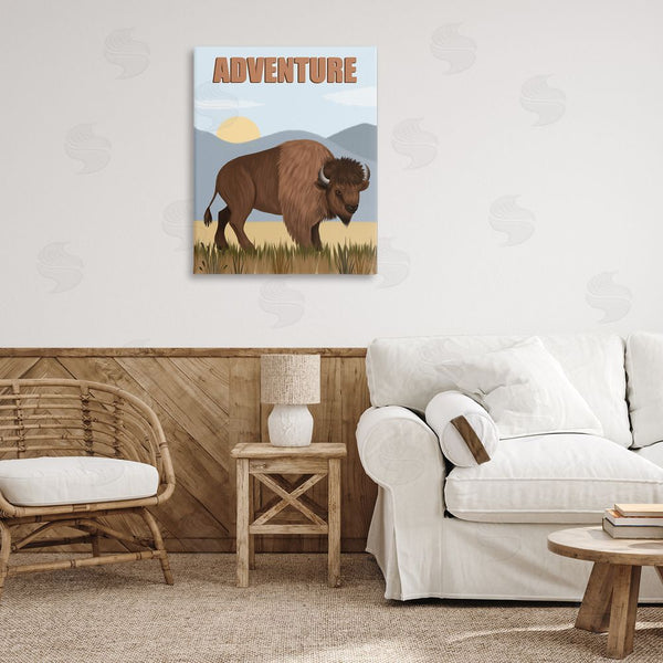 Stupell Industries Jo Taylor | Adventure Nature & Bison Wall Art