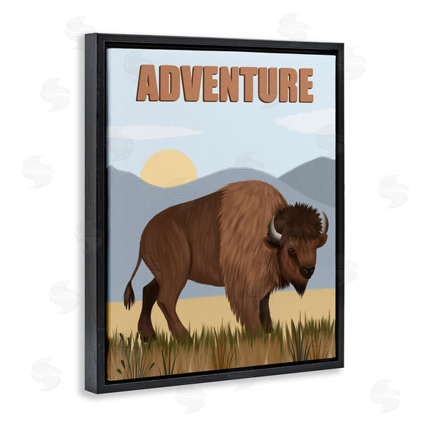 Stupell Industries Jo Taylor | Adventure Nature & Bison Wall Art
