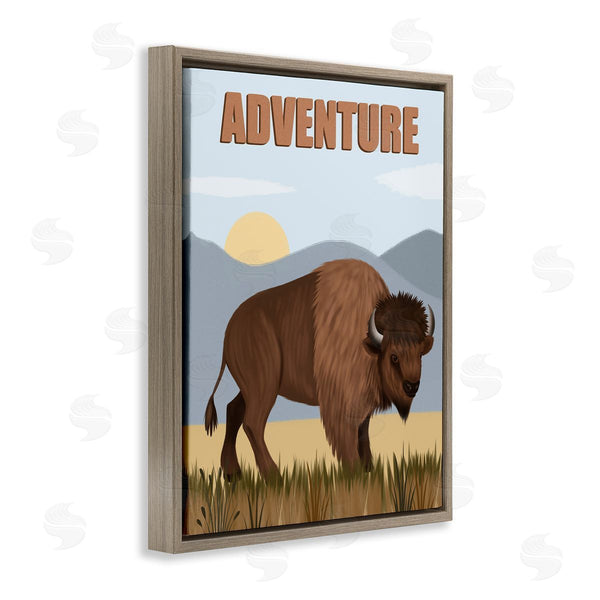 Stupell Industries Jo Taylor | Adventure Nature & Bison Wall Art