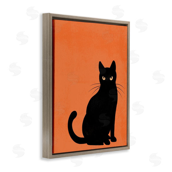 Stupell Industries Jo Taylor | Bold Black Cat Silhouette Wall Art