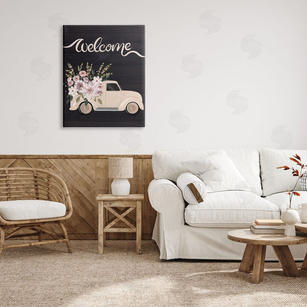 Stupell Industries Jo Taylor | Floral Welcome Country Truck Wall Art
