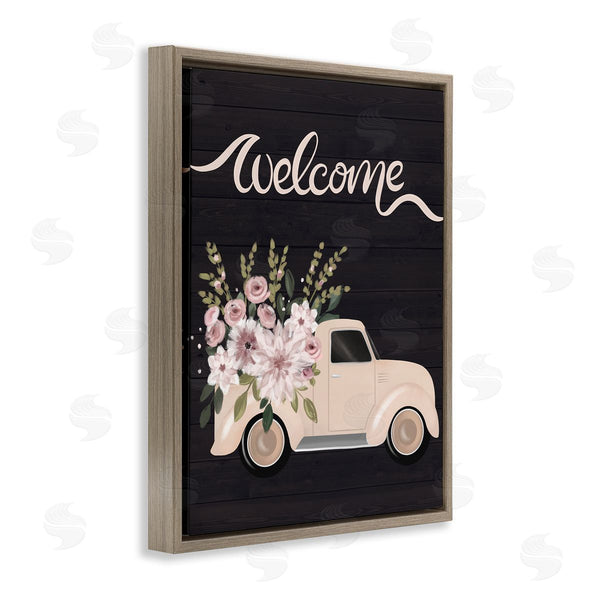 Stupell Industries Jo Taylor | Floral Welcome Country Truck Wall Art