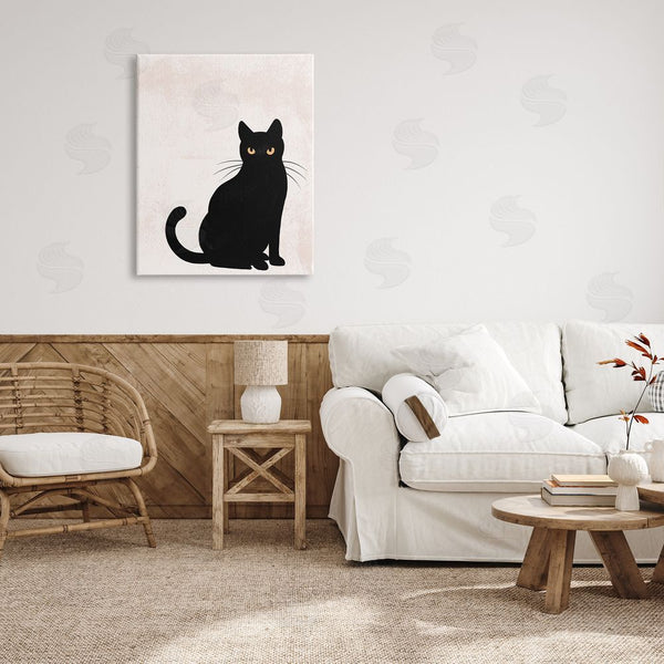 Stupell Industries Jo Taylor | Halloween Black Cat Silhouette Wall Art