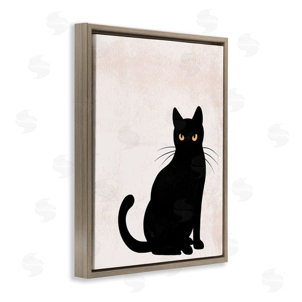 Stupell Industries Jo Taylor | Halloween Black Cat Silhouette Wall Art