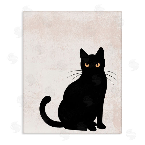 stupell industries Jo Taylor | Halloween Black Cat Silhouette Wall Art