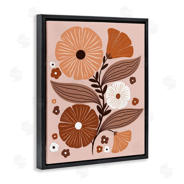 Stupell Industries Jo Taylor | Neutral Tones Flower Shapes Wall Art