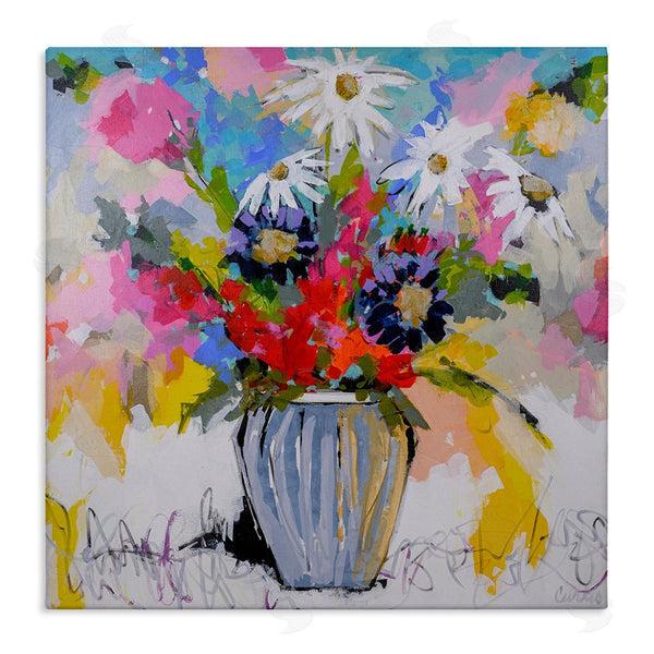 stupell industries Joan Curtis | Bright Clustered Flowers