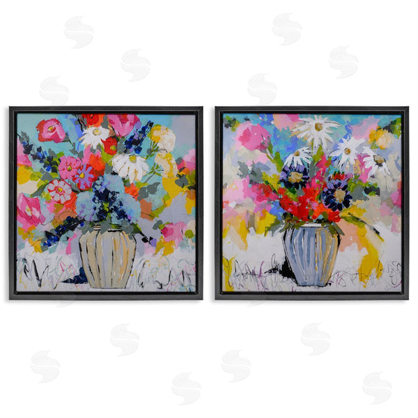 Stupell Industries Joan Curtis | Vibrant Flower Vase Collection