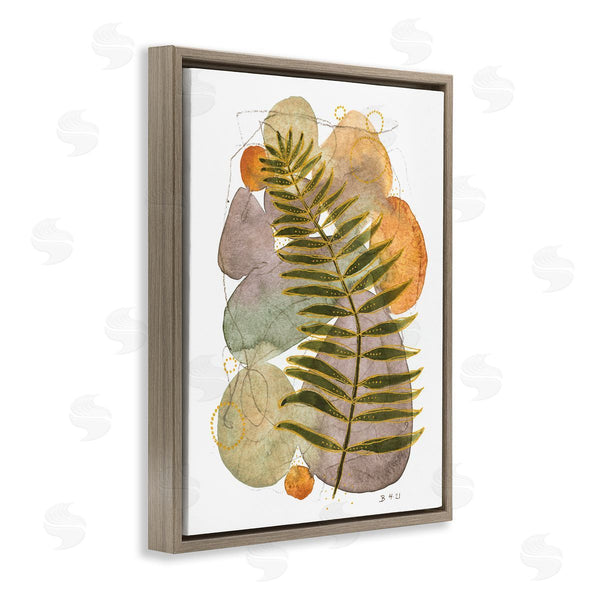 Stupell Industries Jocelyn Benford | Abstract Fern & Pebbles