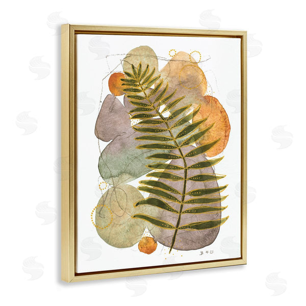 Stupell Industries Jocelyn Benford | Abstract Fern & Pebbles