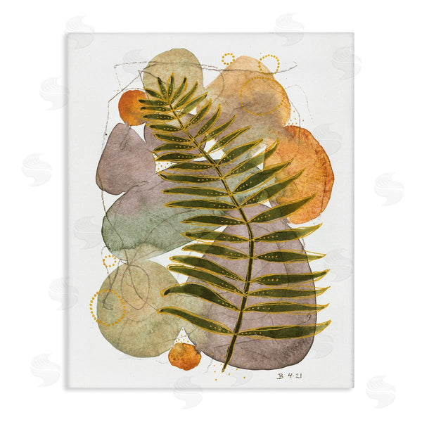 stupell industries Jocelyn Benford | Abstract Fern & Pebbles