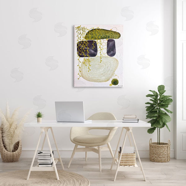 Stupell Industries Jocelyn Benford | Botanical Mossy Rock Shapes Wall Art
