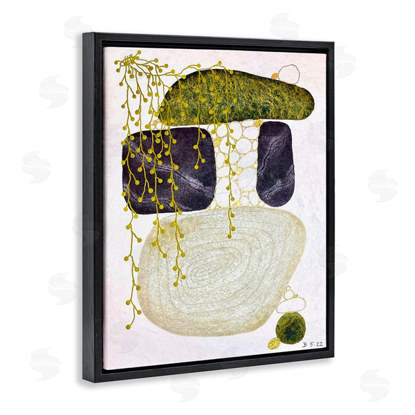 Stupell Industries Jocelyn Benford | Botanical Mossy Rock Shapes Wall Art