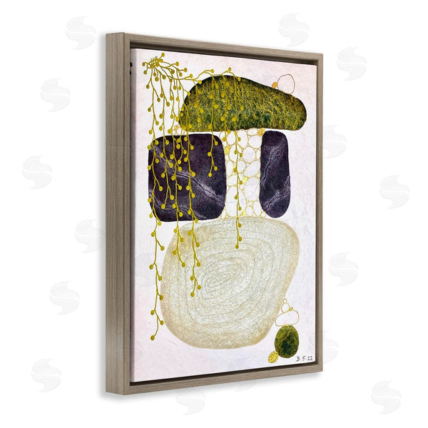 Stupell Industries Jocelyn Benford | Botanical Mossy Rock Shapes Wall Art