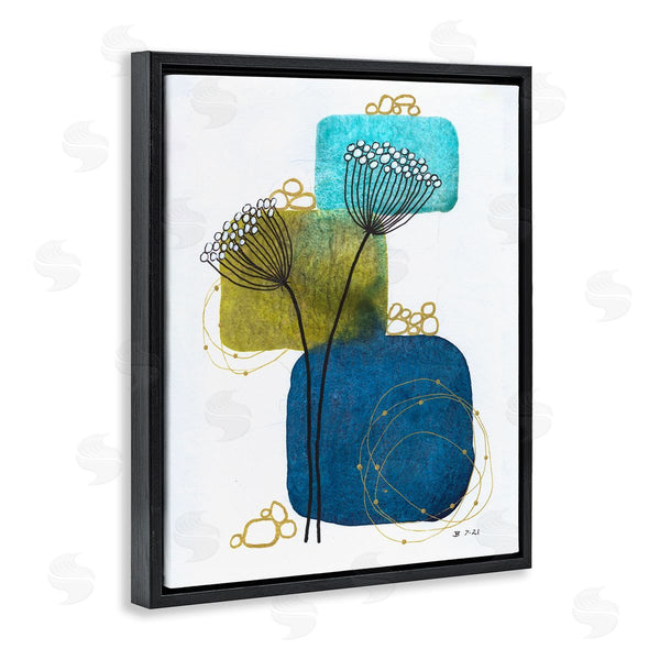 Stupell Industries Jocelyn Benford | Dandelion Buds On Blue Wall Art