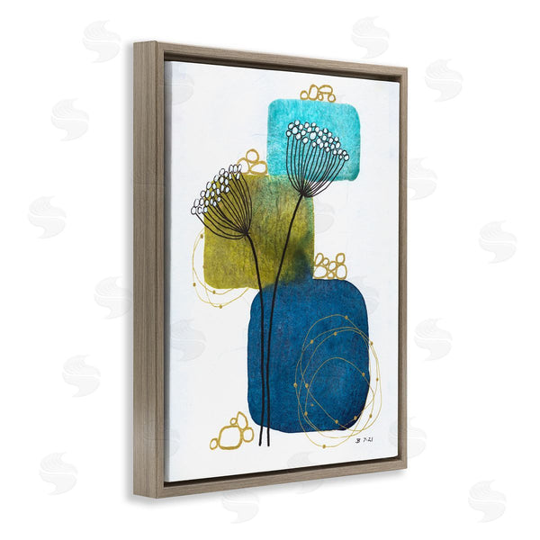 Stupell Industries Jocelyn Benford | Dandelion Buds On Blue Wall Art