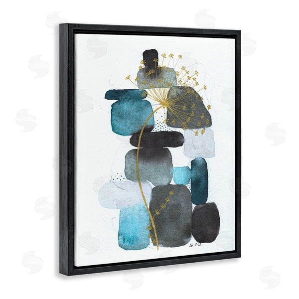 Stupell Industries Jocelyn Benford | Dandelion On Blue Rocks Wall Art