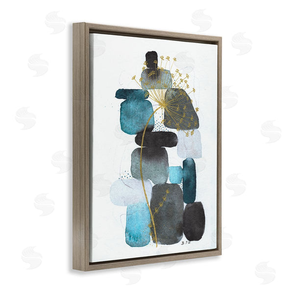 Stupell Industries Jocelyn Benford | Dandelion On Blue Rocks Wall Art
