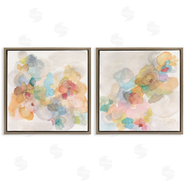 Stupell Industries Jodi Fuchs | Abstract Pastel Watercolor Composition Wall Art