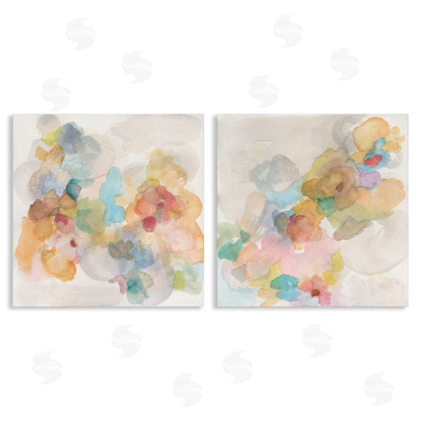 stupell industries Jodi Fuchs | Abstract Pastel Watercolor Composition Wall Art