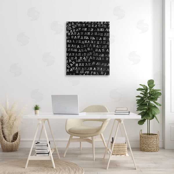 Stupell Industries Jodi Fuchs | Haha Typography Pattern Wall Art